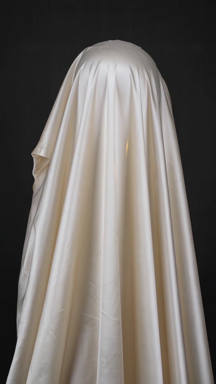 Film 09 — silk drape, shoulder line