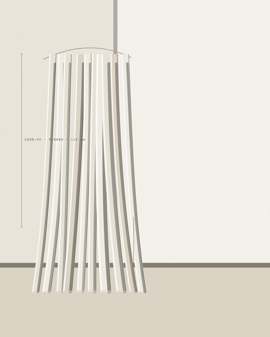 Look 05 — tiered study